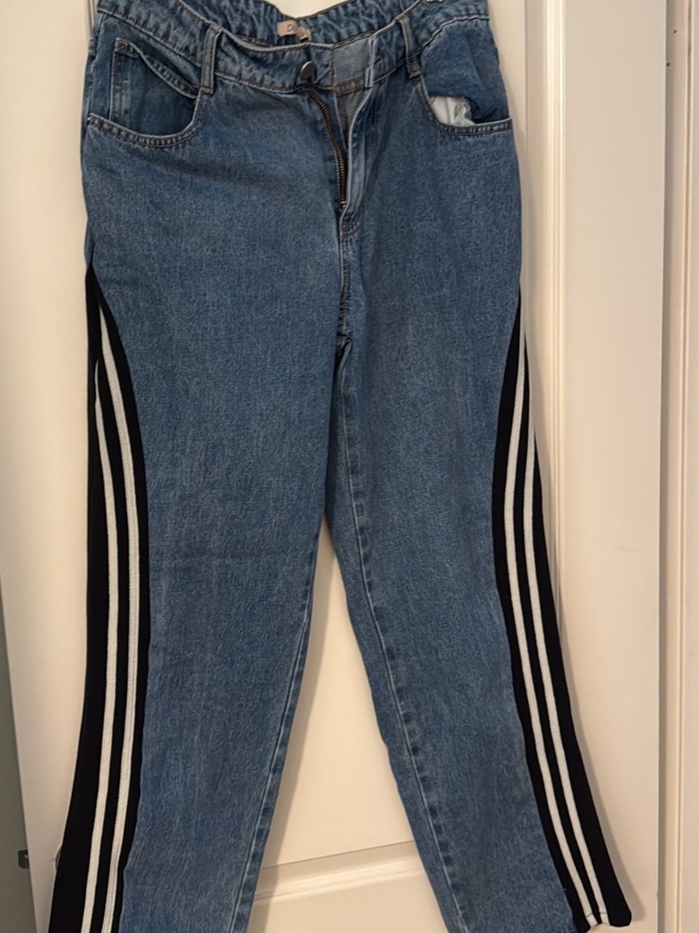 Dot & Lu Striped Jeans 29